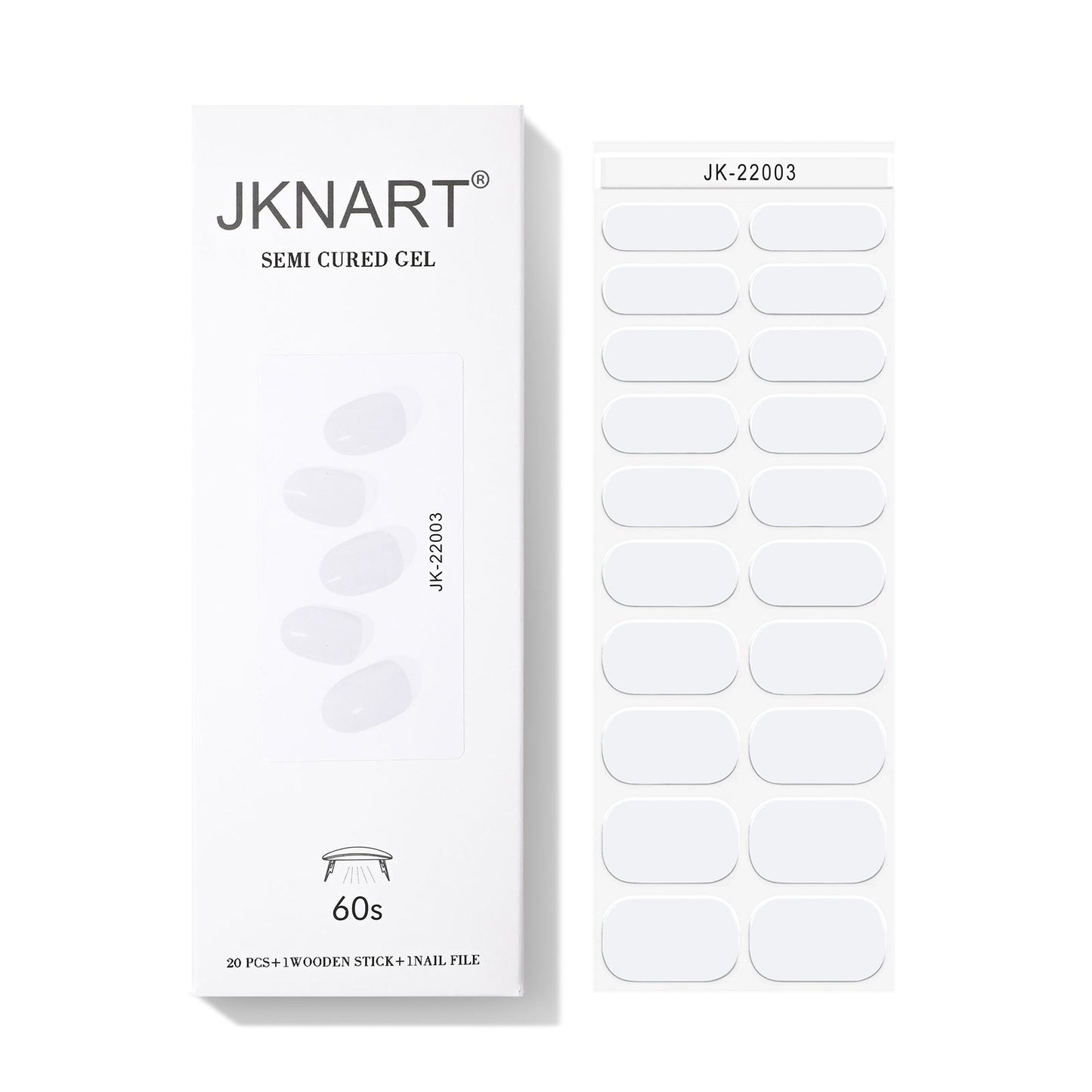 Semi Cured Nail-anti-flash-white