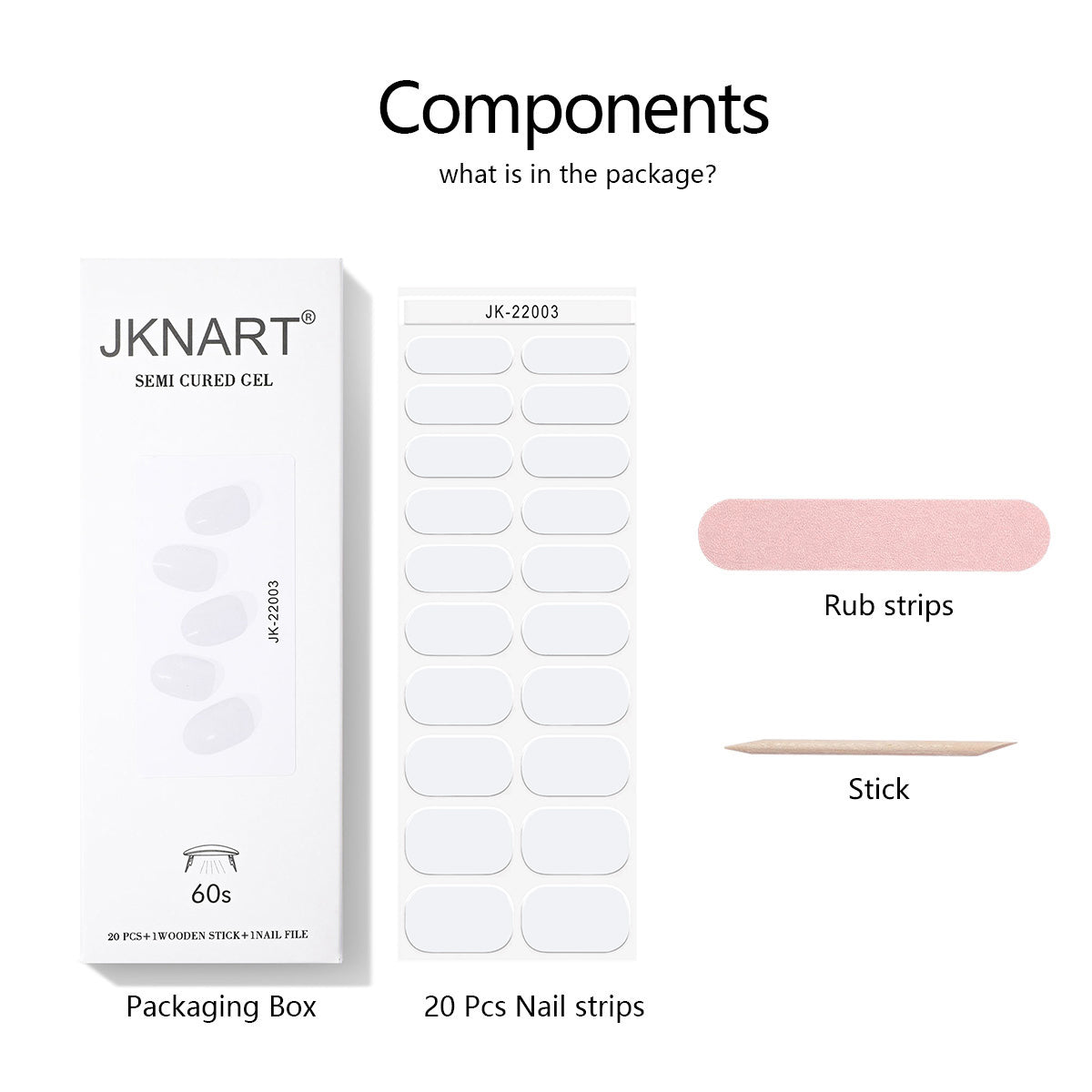Semi Cured Nail-anti-flash-white