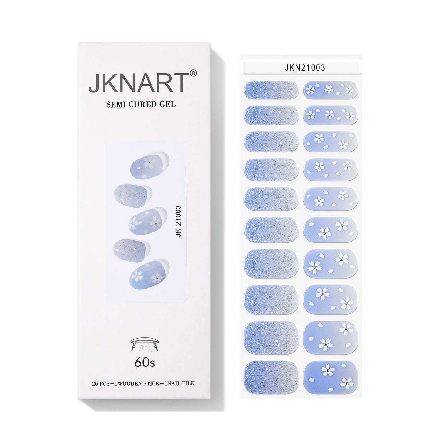 Semi Cured Nail-cotton-sky