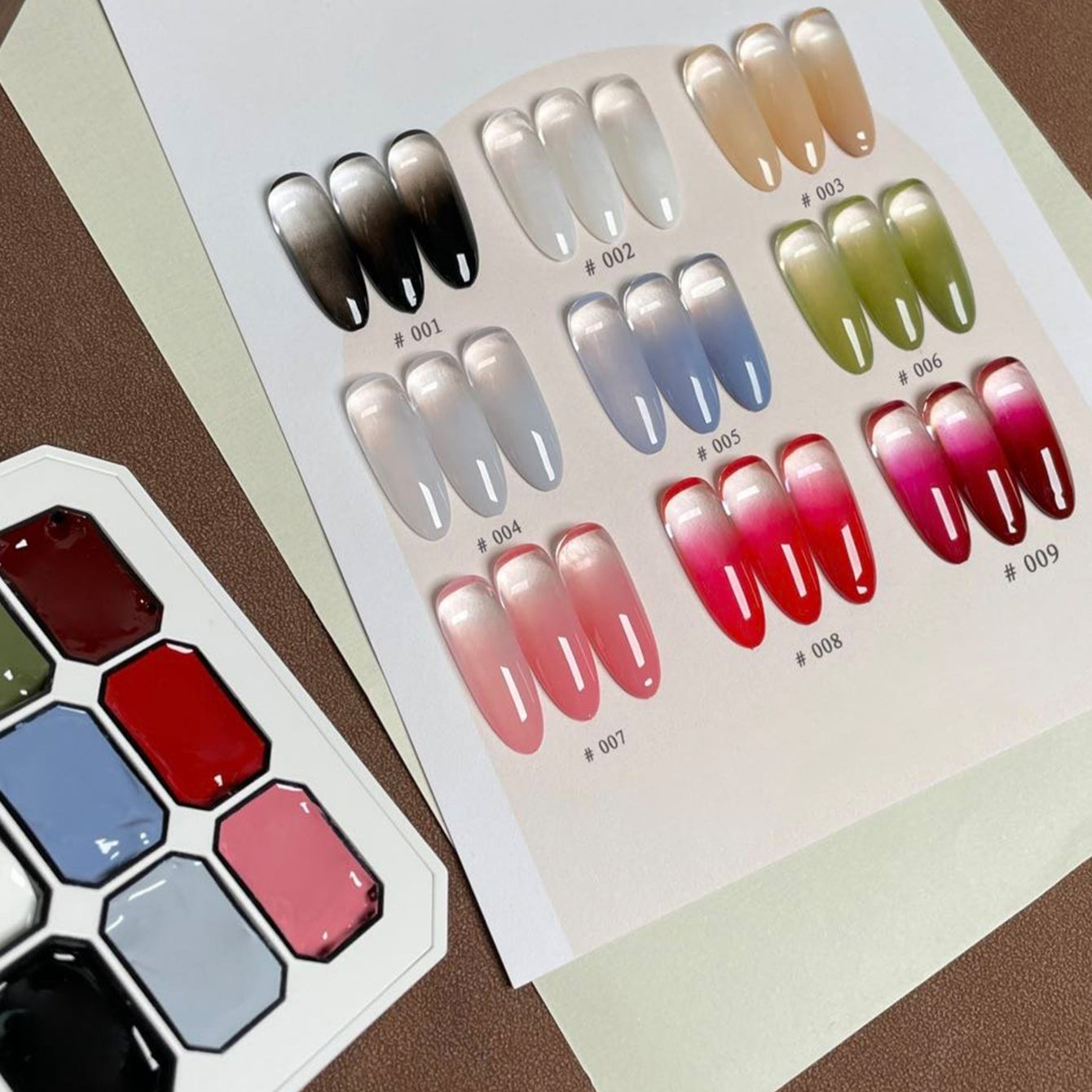 9-Color The Silk Road Patting Gel
