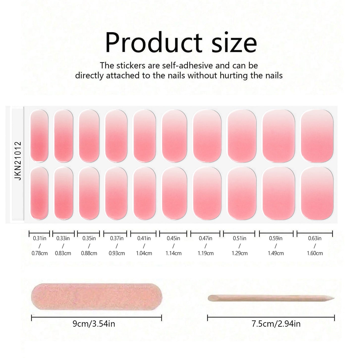 Semi Cured Nail-light-pink-ombre