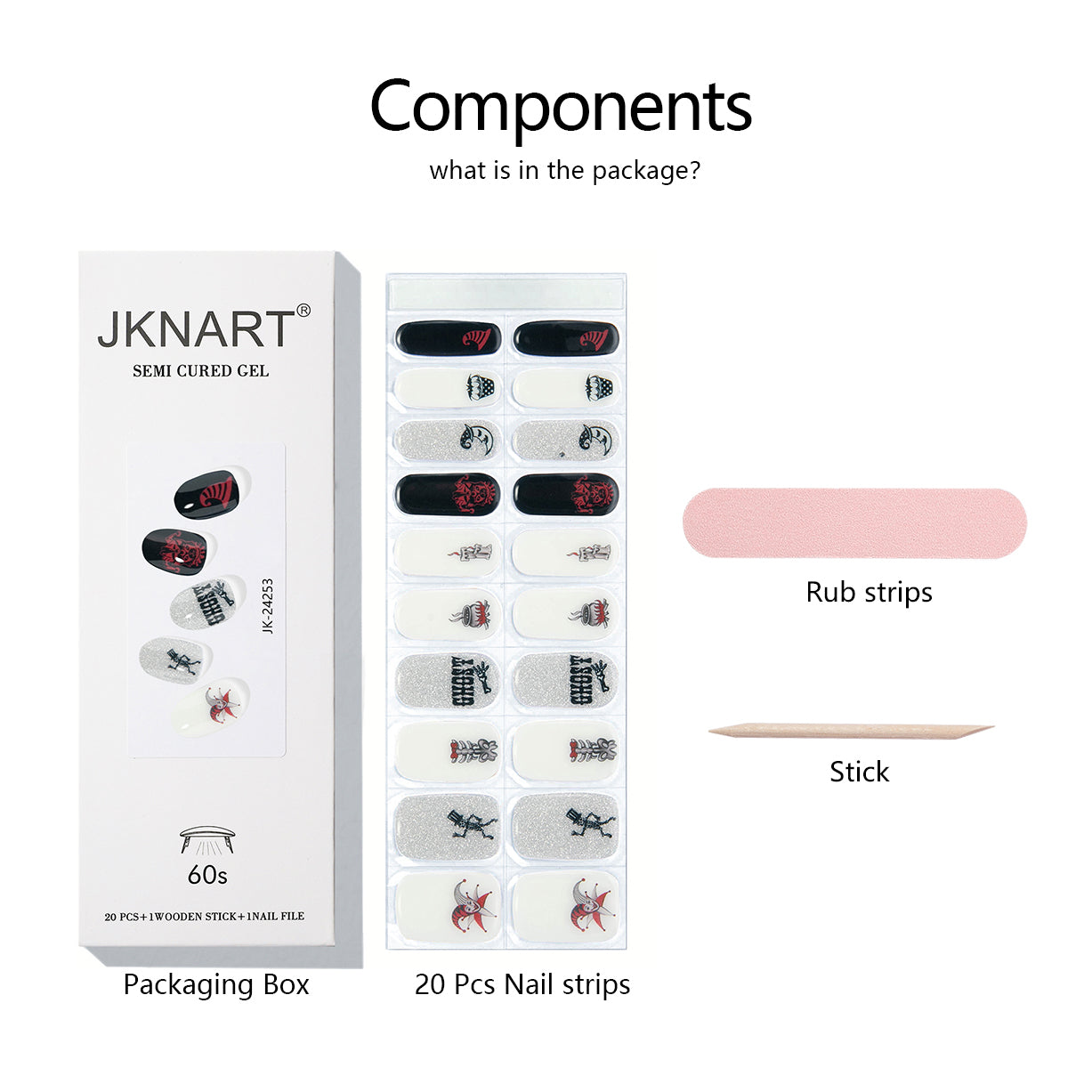 Halloween Cute Spider Nail JKNART