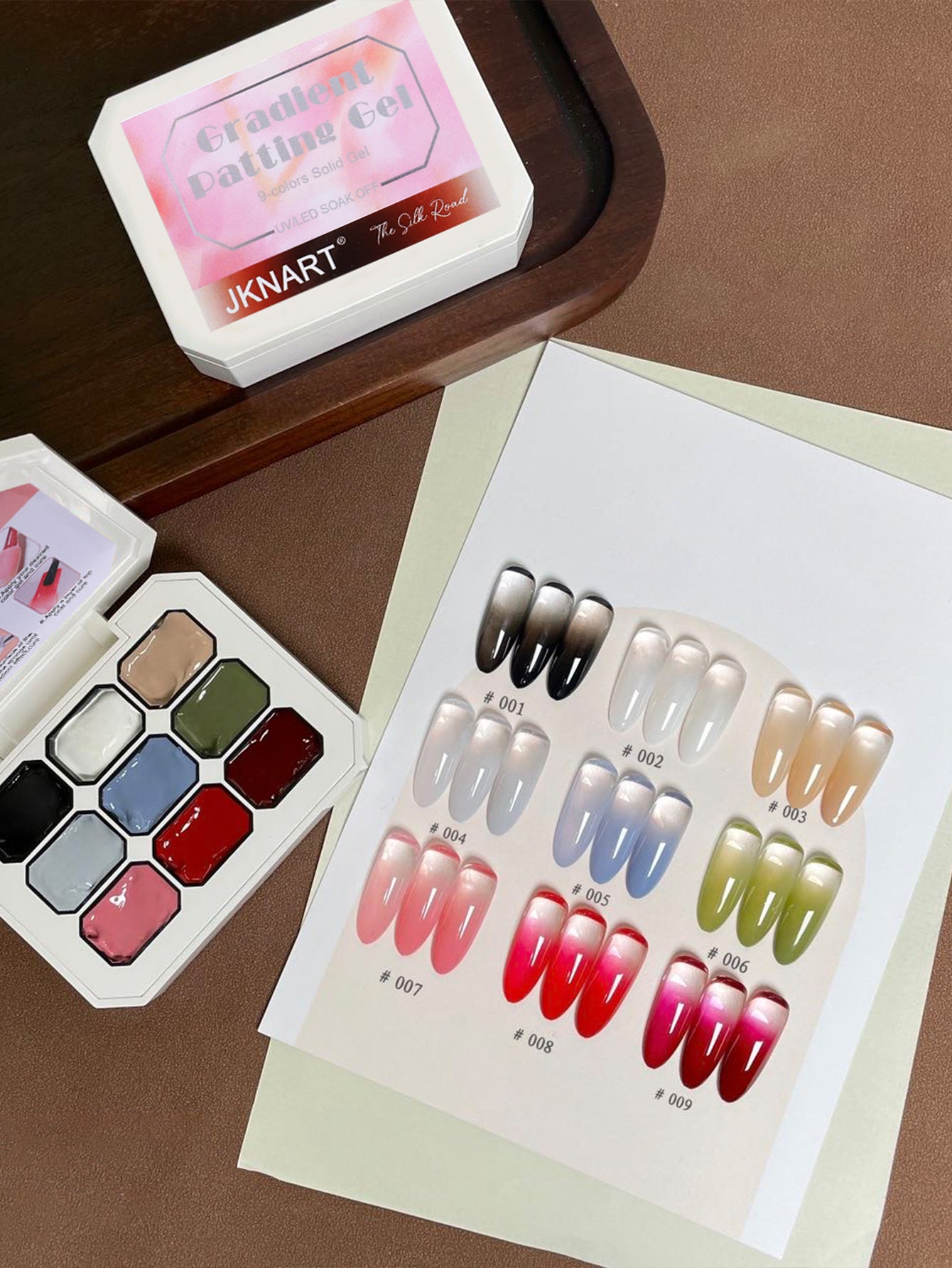 9-Color The Silk Road Patting Gel