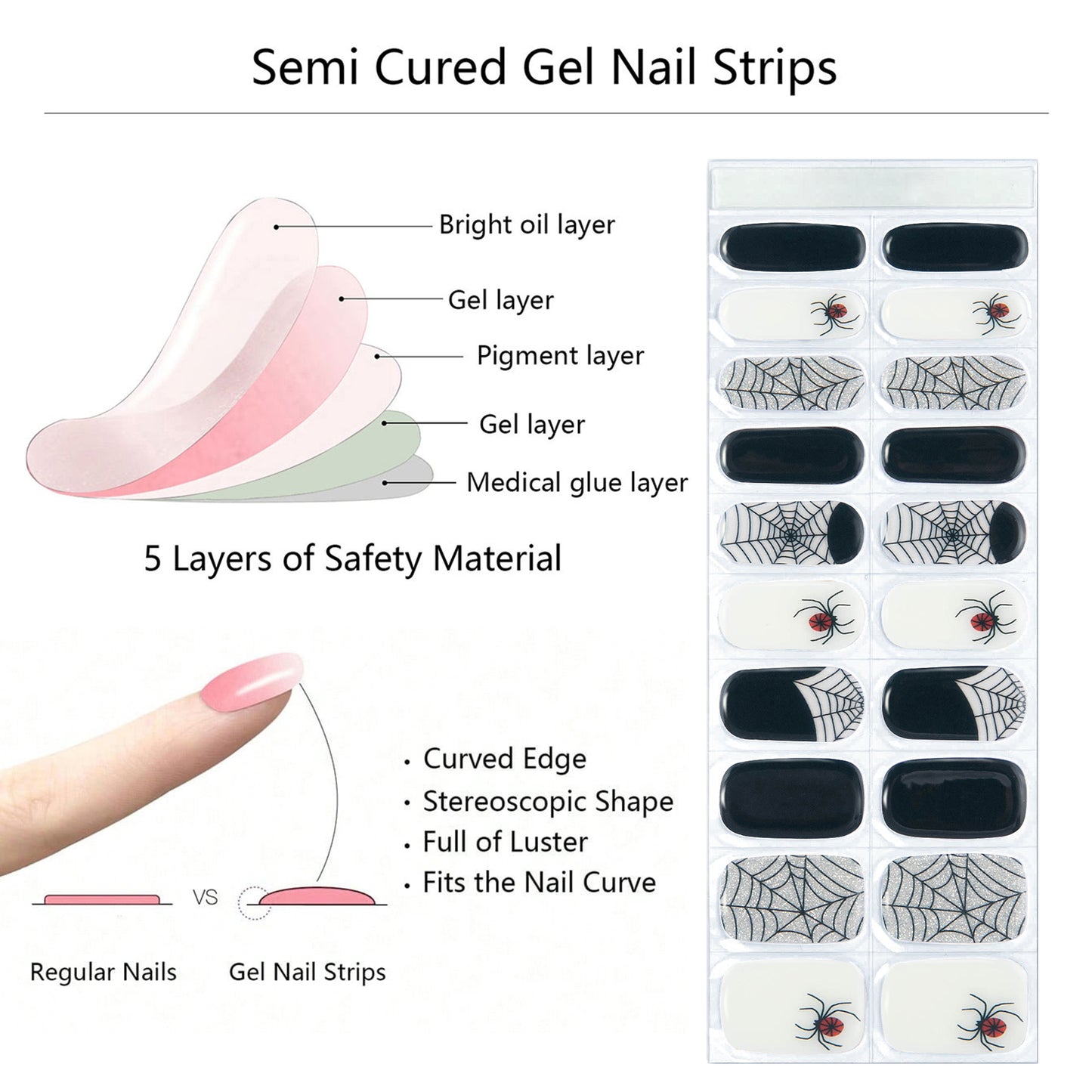 Semi Cured Nail-halloween-elf