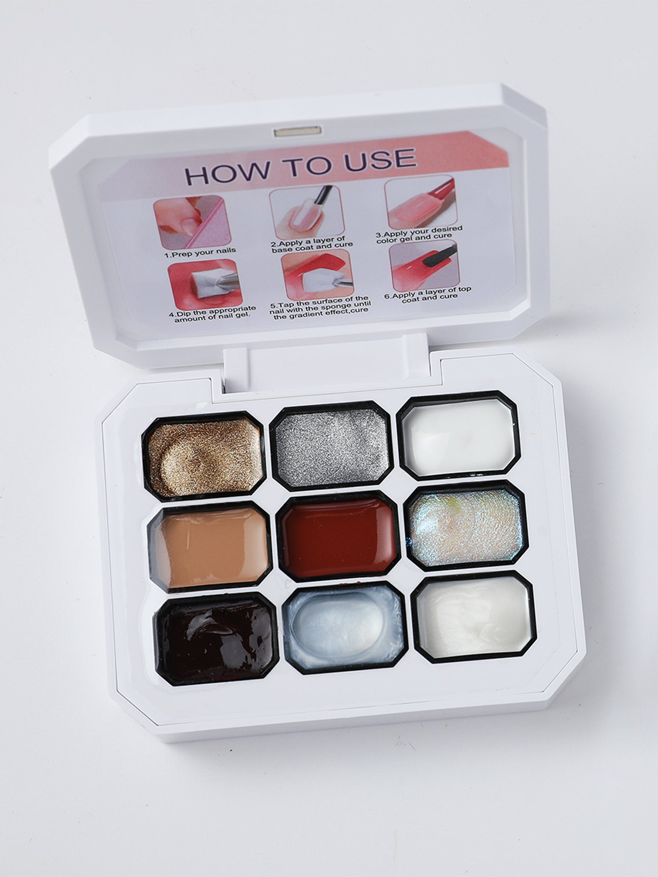 9-Color Artistic Space Patting Gel