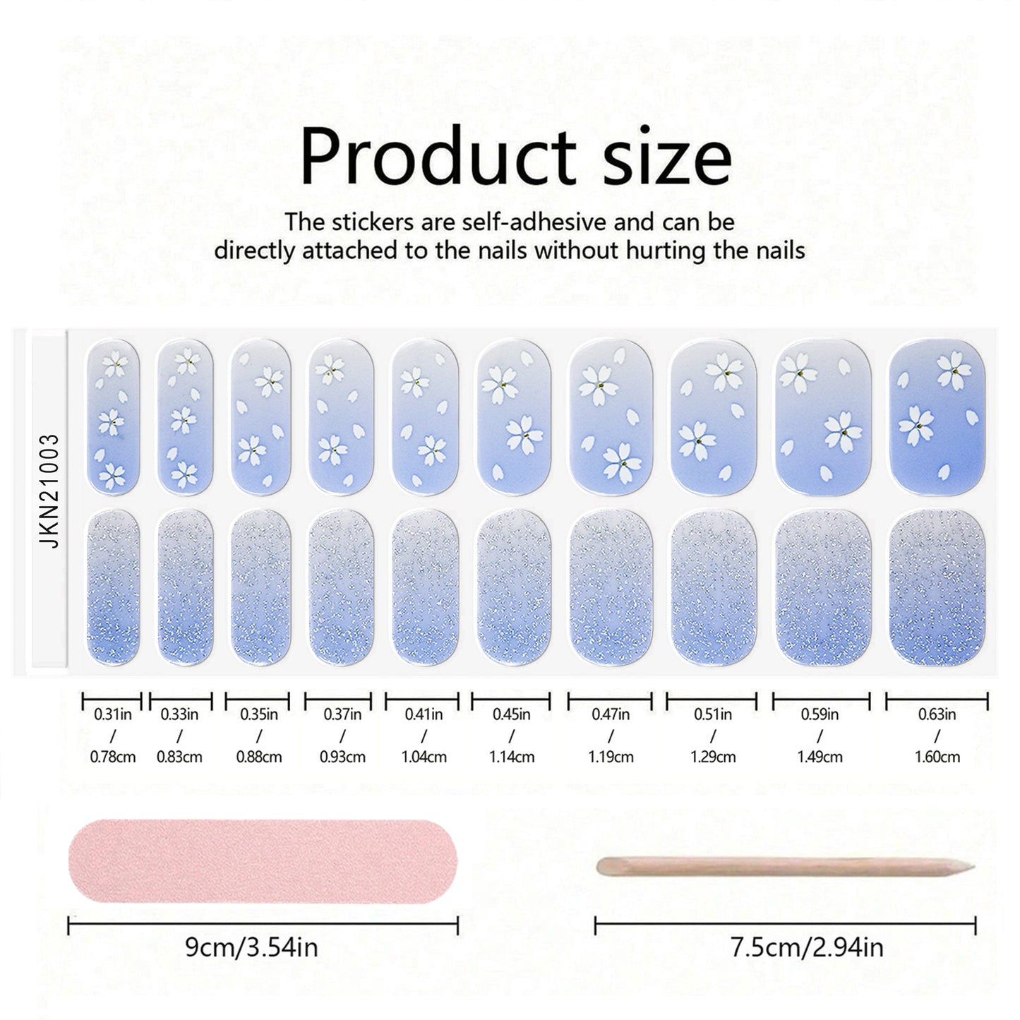 Semi Cured Nail-cotton-sky