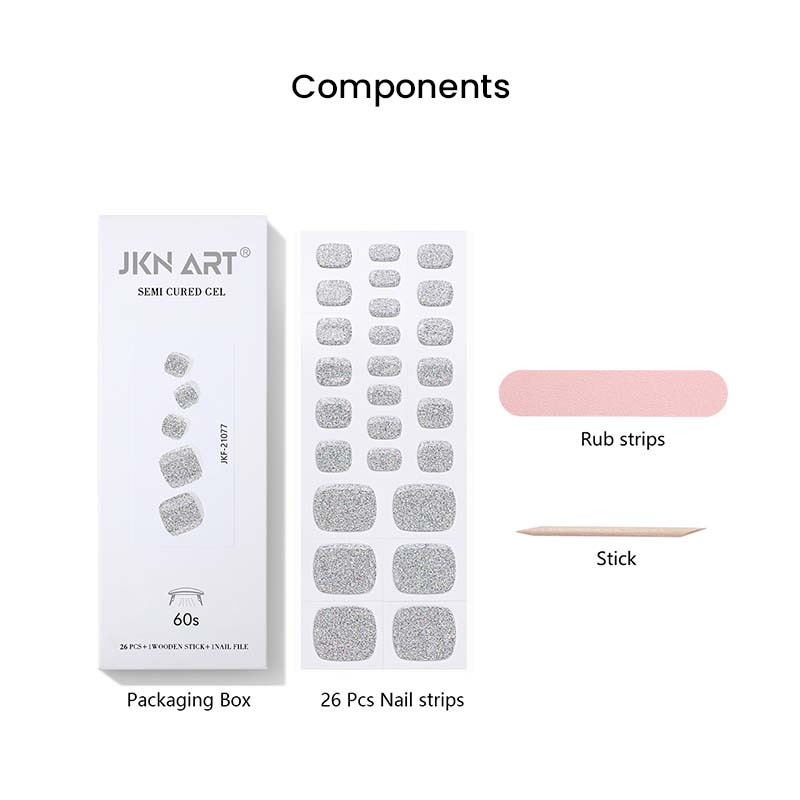 T Silver Glitter JKN