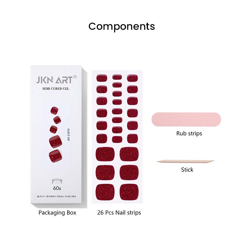T Blood Red Glitter JKN