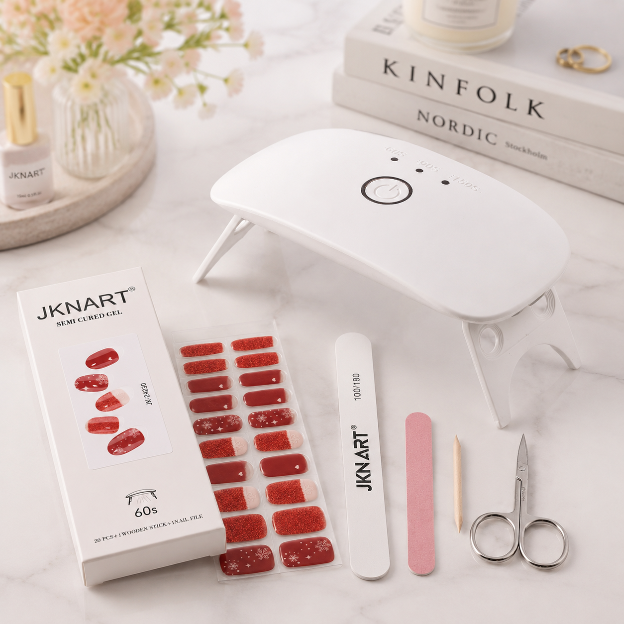 JKN Art lamps and nail tools collection cover