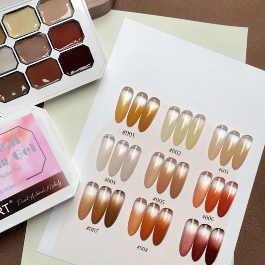 9-Color Paint Autumn's Patting Gel
