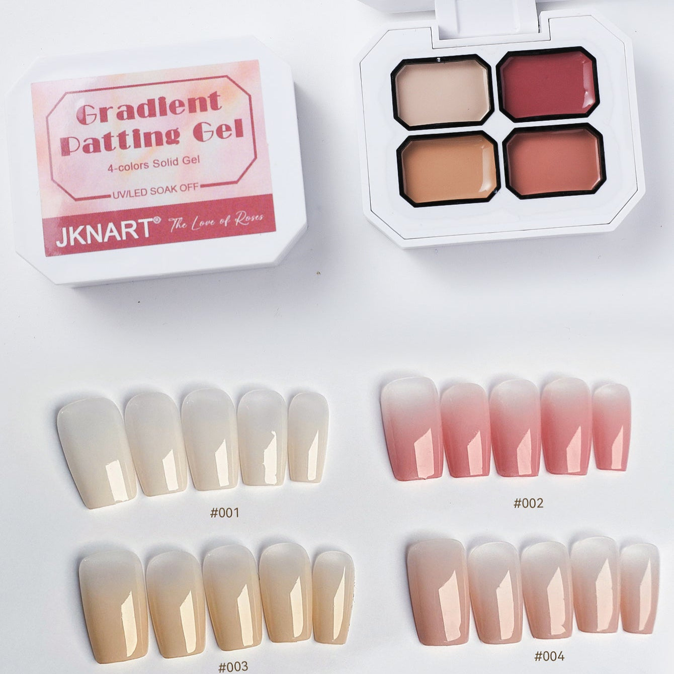 4-Color High-Density Concealer Patting Gel