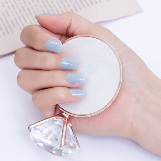 Additional view of JKN Art JKN21023 Pale Aqua semi-cured gel nail strips, 20 pieces.