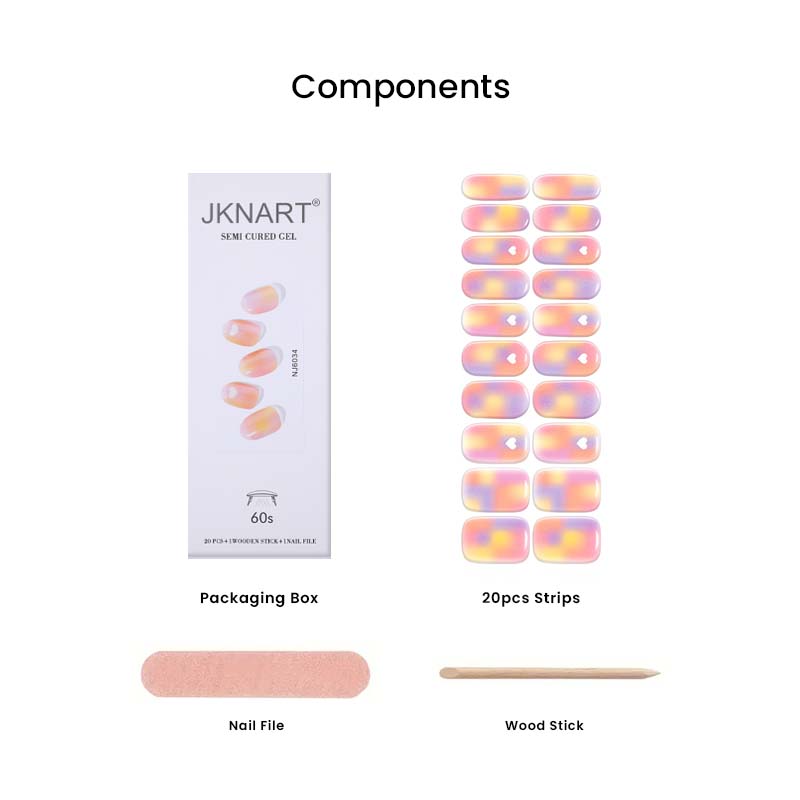 Semi Cured Nail-colorant
