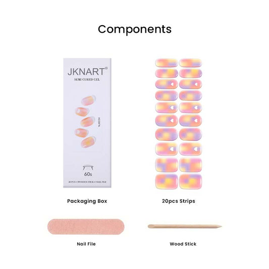 Semi Cured Nail-colorant