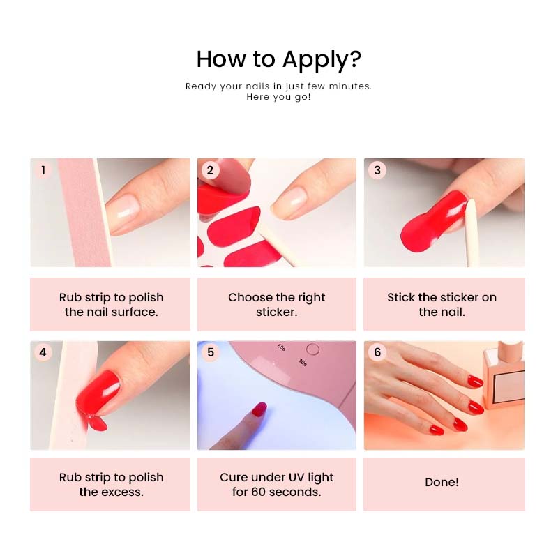Semi Cured Nail-How to use