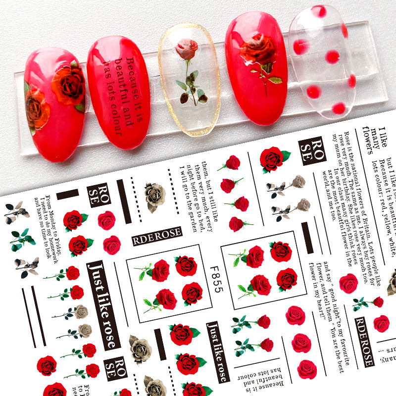 JKN Art Mommy press-on nail set with a glossy gel-style finish.