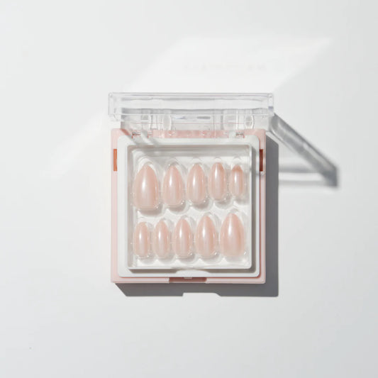 JKN Art Hailey press-on nail set with a glossy gel-style finish.