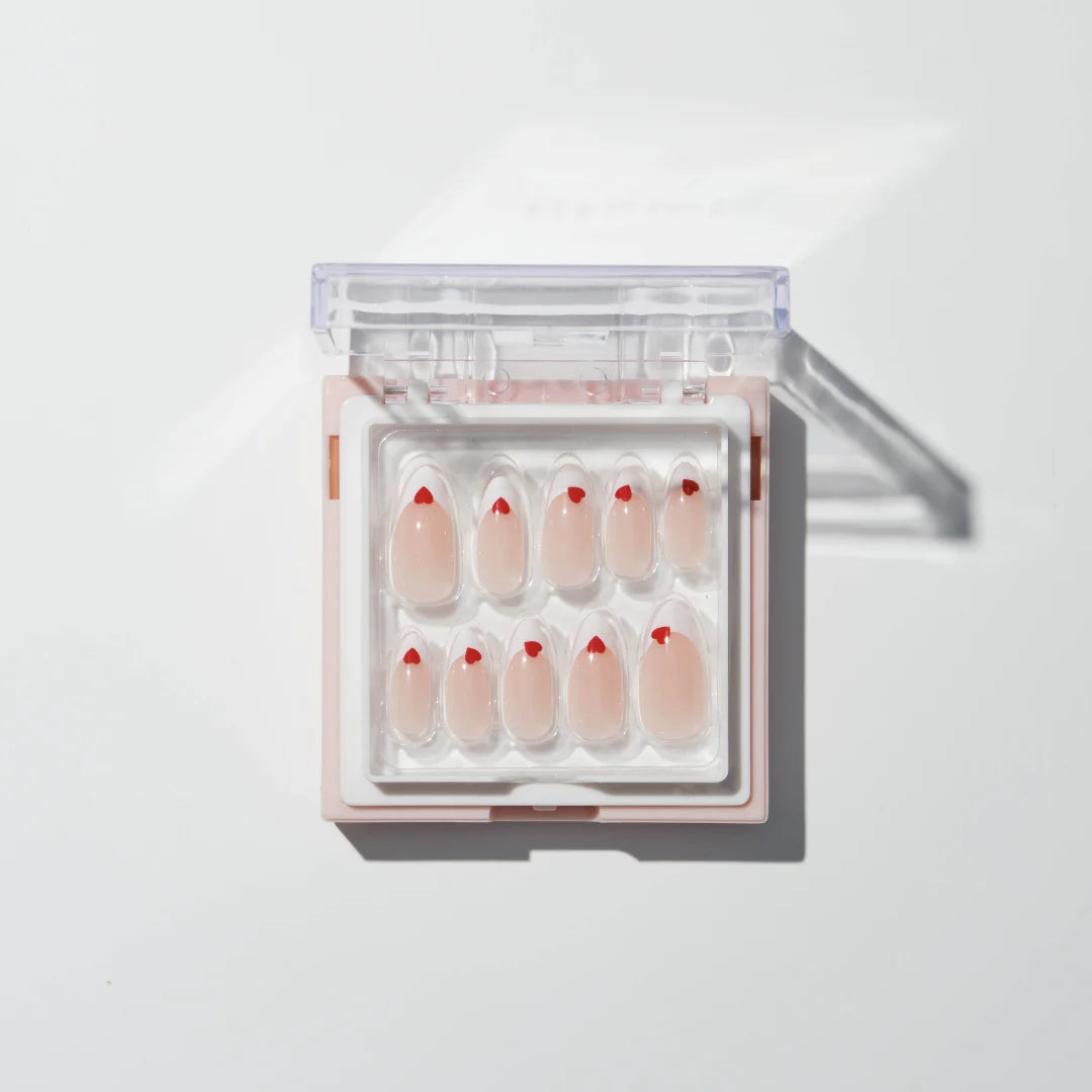 Be Mine Handmade Luxury Press-On Nails | Glossy Almond Gel Nail Kit