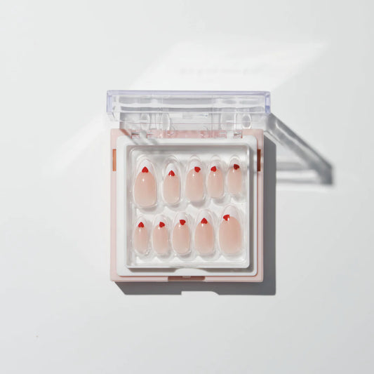 Be Mine Handmade Luxury Press-On Nails | Glossy Almond Gel Nail Kit